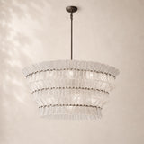 Lorenza Glass Round Chandelier 48