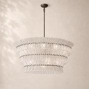 Lorenza Glass Round Chandelier 48