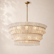 Lorenza Glass Round Chandelier 48