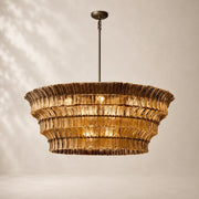 Lorenza Glass Round Chandelier 60