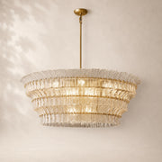 Lorenza Glass Round Chandelier 60