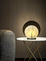 Round Alabaste Corbett Asteria Table Lamp — image 3
