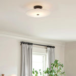 Round Ankeny Alabaster Ceiling Lamp — image 2