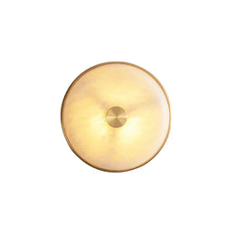 Round Beran Alabaster Wall Light
