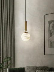 Round Bosso Alabaster Pendant Lamp — image 22