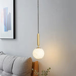 Round Bosso Alabaster Pendant Lamp — image 4