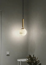 Round Bosso Alabaster Pendant Lamp — image 25