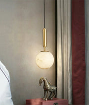Round Bosso Alabaster Pendant Lamp — image 19