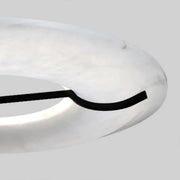 Round Carve Alabaster Pendant Light