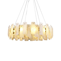 Round Noah Alabaster Chandelier