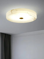Round Sophie Alabaster Ceiling Lamp