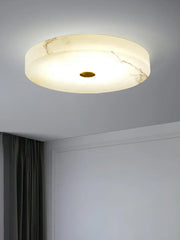 Round Sophie Alabaster Ceiling Lamp