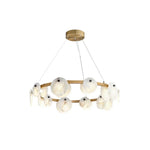 Round Trinidad Alabaster Chandelier — image 1