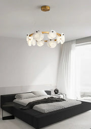 Round Trinidad Alabaster Chandelier — image 7
