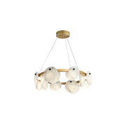Round Trinidad Alabaster Chandelier — image 13