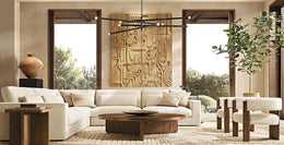 Rouvelle Modern 8 Lights Orbit Etched Rod Chandelier 53