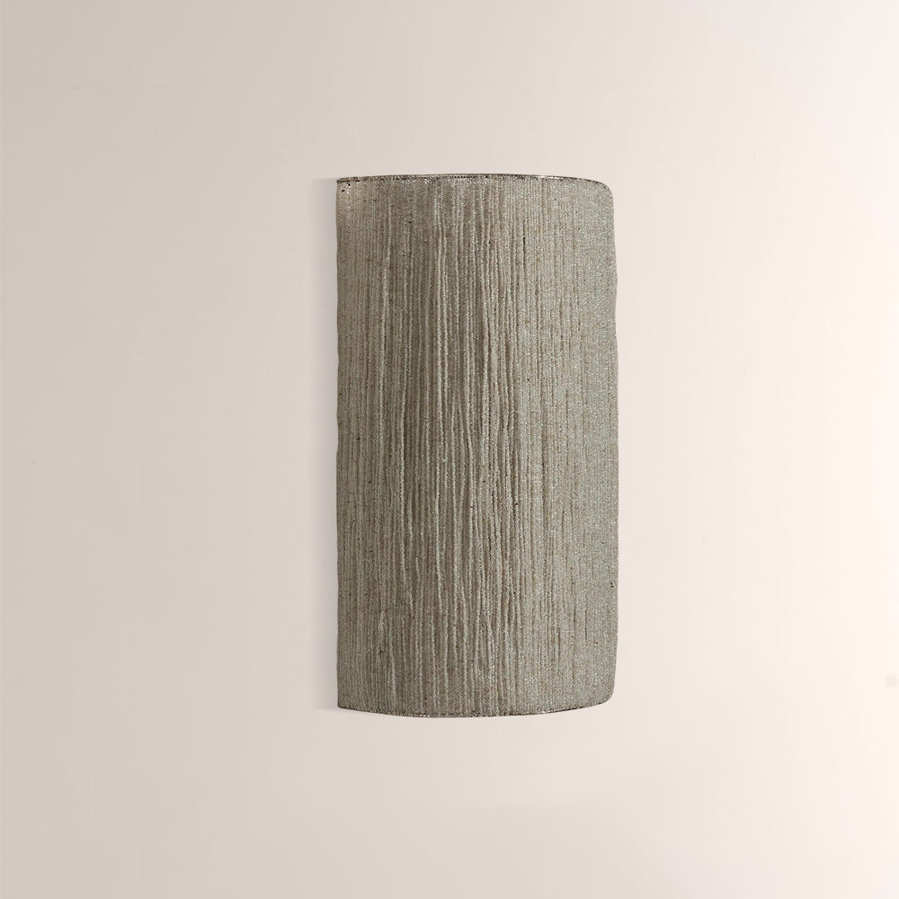 Jovyn Beaded Jute Fringe Wall Sconce