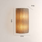 Jovyn Beaded Jute Fringe Wall Sconce