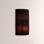 Jovyn Beaded Jute Fringe Wall Sconce