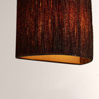 Jovyn Beaded Jute Fringe Wall Sconce