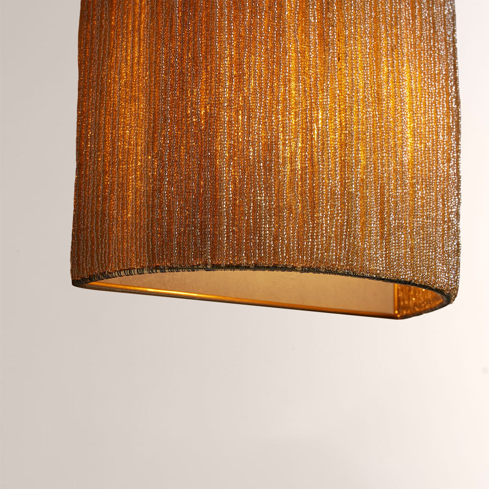Jovyn Beaded Jute Fringe Wall Sconce