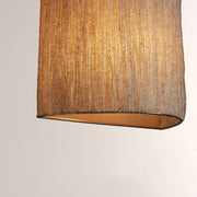 Jovyn Beaded Jute Fringe Wall Sconce