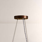 Jovyn Flat Round Hand-Strung Jute Fringe Chandelier