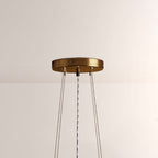 Jovyn Tiered Hand-Strung Jute Fringe Round Chandelier