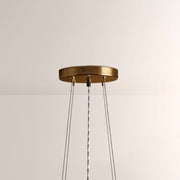 Jovyn Tiered Hand-Strung Jute Fringe Round Chandelier