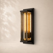 Savren Crystal Grand Rectangular Sconce 20