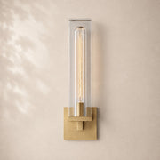 Savren Crystal Rectangular Sconce 17