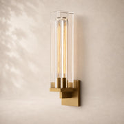 Savren Crystal Rectangular Sconce 17