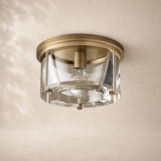 Savren Crystal Round Flushmount 10