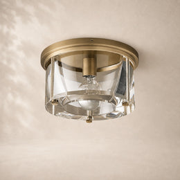 Savren Crystal Round Flushmount 10