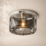 Savren Crystal Round Flushmount 10