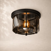 Savren Crystal Round Flushmount 10