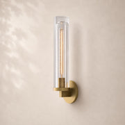 Savren Crystal Round Wall Sconce 17