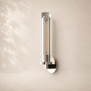 Savren Crystal Round Wall Sconce 17