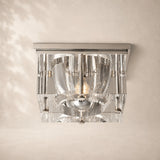 Savren Crystal Square Flushmount 10