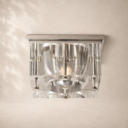 Savren Crystal Square Flushmount 10
