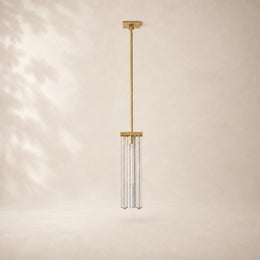 Savren Crystal Square Pendant Light 13