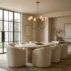 Veyra 6 Light Round Chandelier 42"D 55"D 68"D