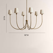 Veyra 6 Light Round Chandelier 42