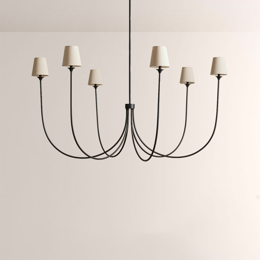 Veyra 6 Light Round Chandelier 42"D 55"D 68"D