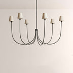 Veyra 6 Light Round Chandelier 42"D 55"D 68"D
