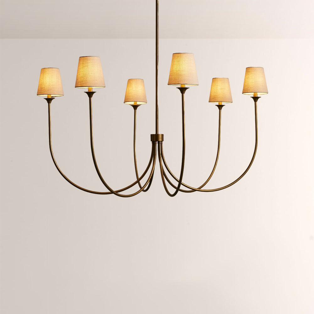 Veyra 6 Light Round Chandelier 42"D 55"D 68"D