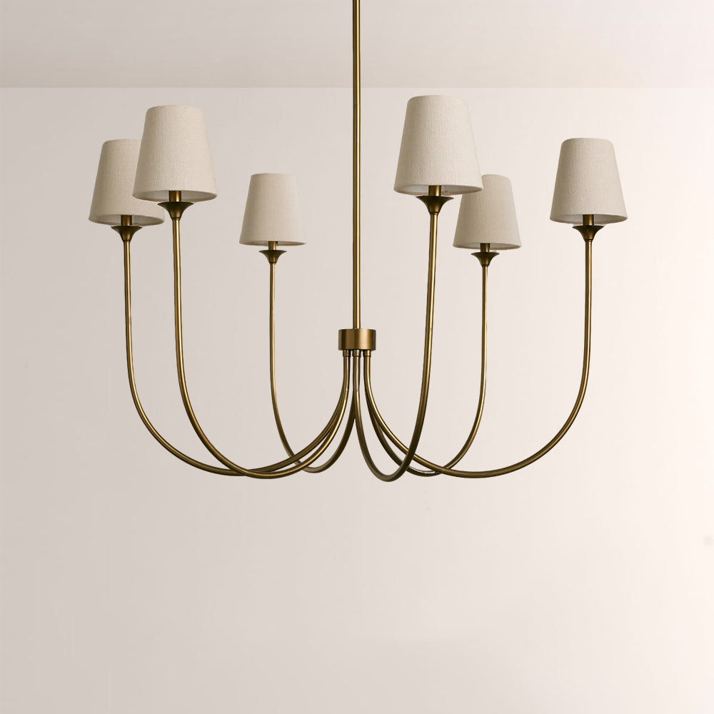 Veyra 6 Light Round Chandelier 42"D 55"D 68"D