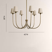 Veyra 6 Light Round Chandelier 42