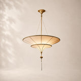 Shavelle Two-Tiered Chandelier 47“D