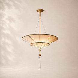 Shavelle Two-Tiered Chandelier 47“D